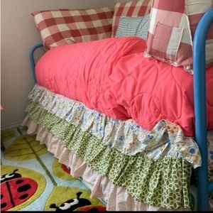 Matilda Jane Think Good Thoughts Twin Bedskirt Dust Ruffle
